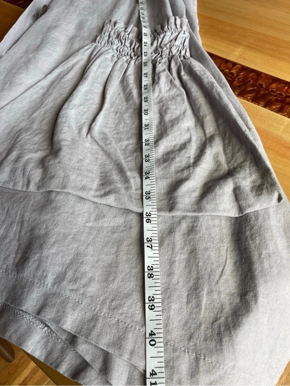 NWT Forcynthia linen blend LAGENLOOK sleeveless dress with pockets.